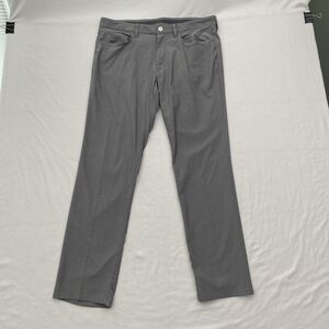 Bonobos Golf Pants Mens 36x32 Gray Tailored Straight Performance Lightweight